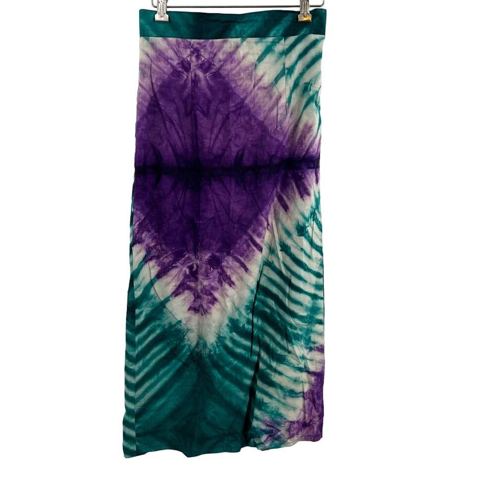 Handmade Skirt Midi‎ Tie Dye Waist 27"